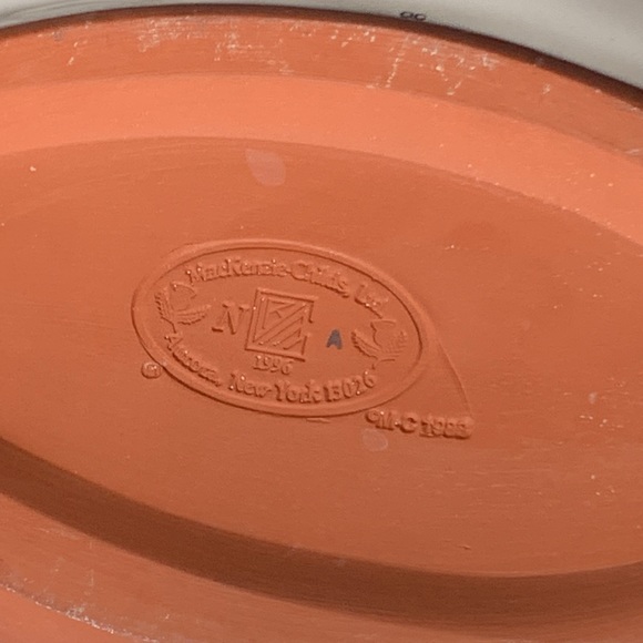 Vintage 1996 hard to find MacKenzie-Childs 12” Aalsmeer ruffled platter - Picture 8 of 9